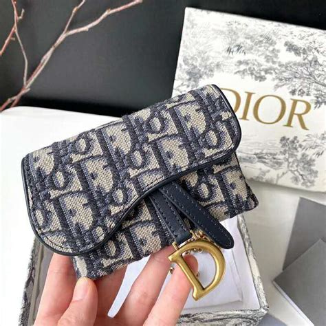 dior saddle nano pouch blue dior oblique jacquard for women|Christian Dior Saddle Nano Pouch Oblique Canvas Blue.